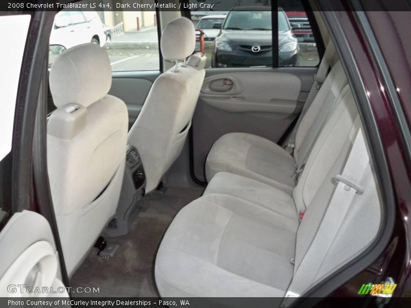 Dark Cherry Metallic / Light Gray 2008 Chevrolet TrailBlazer LS 4x4