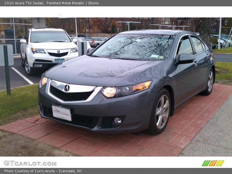 Polished Metal Metallic / Ebony 2010 Acura TSX Sedan