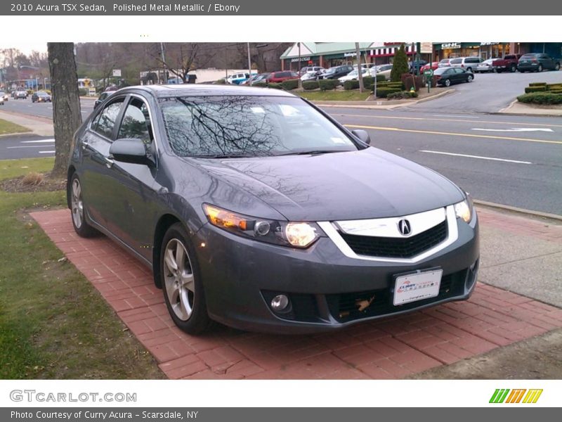 Polished Metal Metallic / Ebony 2010 Acura TSX Sedan