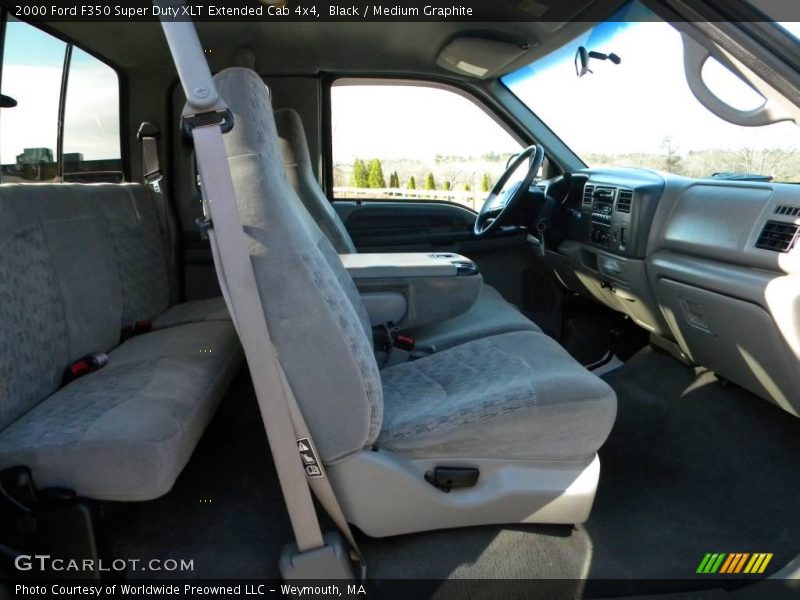 Black / Medium Graphite 2000 Ford F350 Super Duty XLT Extended Cab 4x4