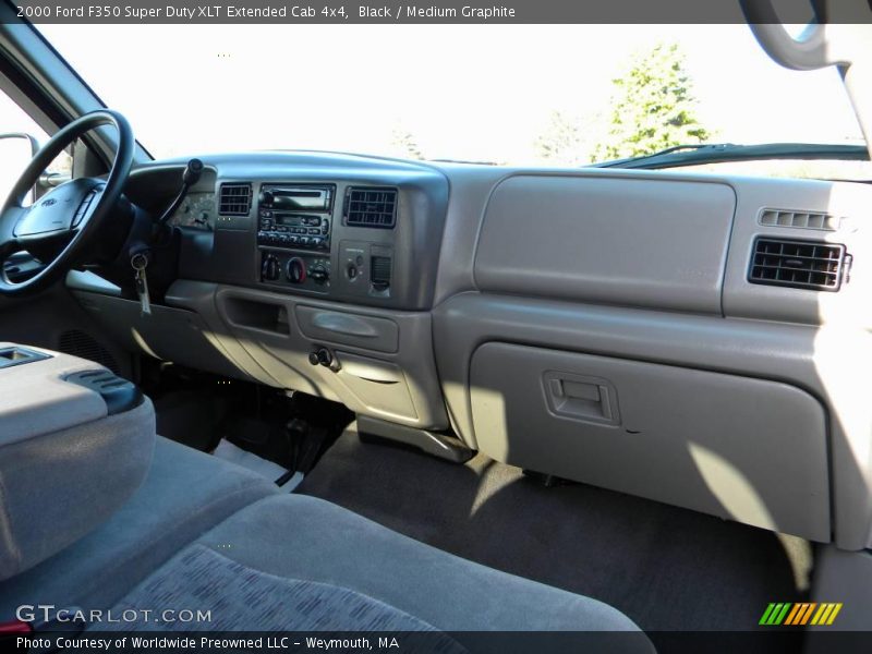Black / Medium Graphite 2000 Ford F350 Super Duty XLT Extended Cab 4x4
