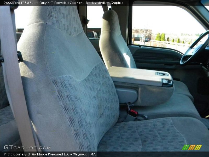 Black / Medium Graphite 2000 Ford F350 Super Duty XLT Extended Cab 4x4