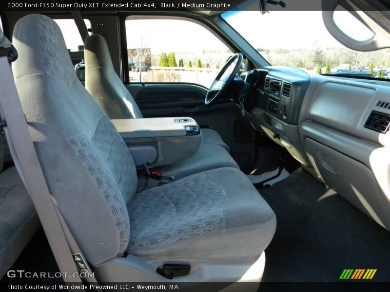 Black / Medium Graphite 2000 Ford F350 Super Duty XLT Extended Cab 4x4