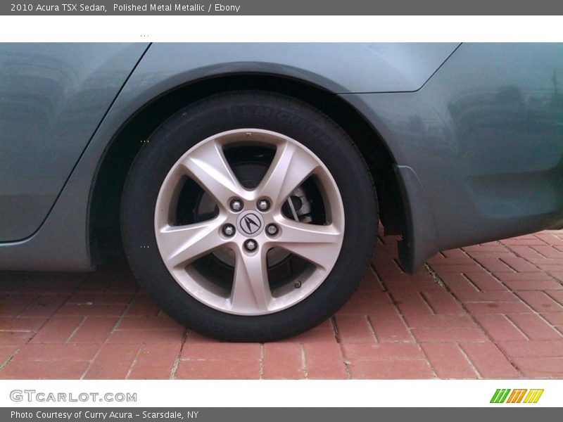 Polished Metal Metallic / Ebony 2010 Acura TSX Sedan