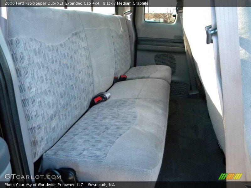 Black / Medium Graphite 2000 Ford F350 Super Duty XLT Extended Cab 4x4