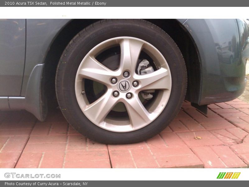 Polished Metal Metallic / Ebony 2010 Acura TSX Sedan