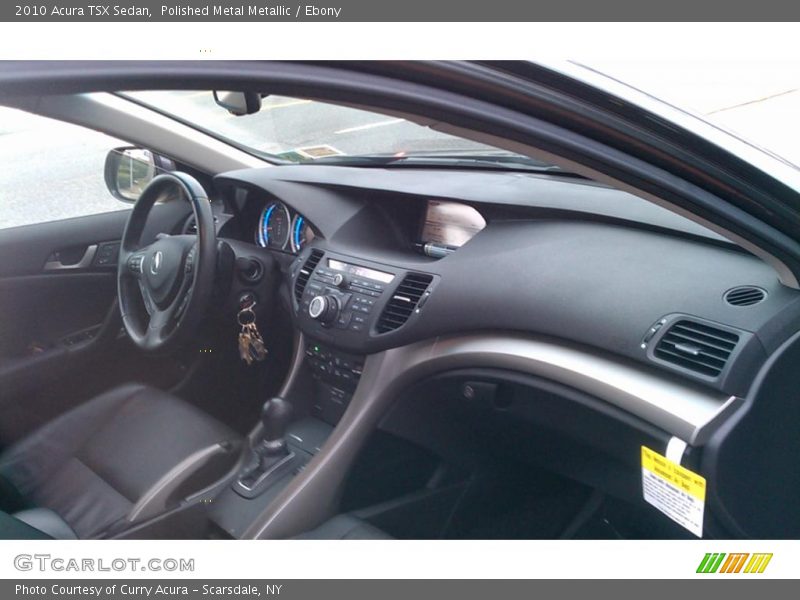 Polished Metal Metallic / Ebony 2010 Acura TSX Sedan