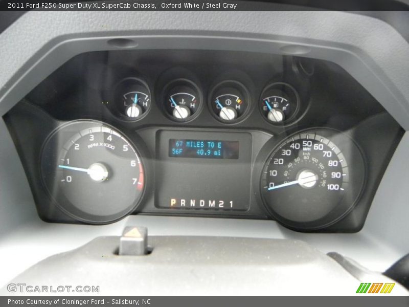 2011 F250 Super Duty XL SuperCab Chassis XL SuperCab Chassis Gauges
