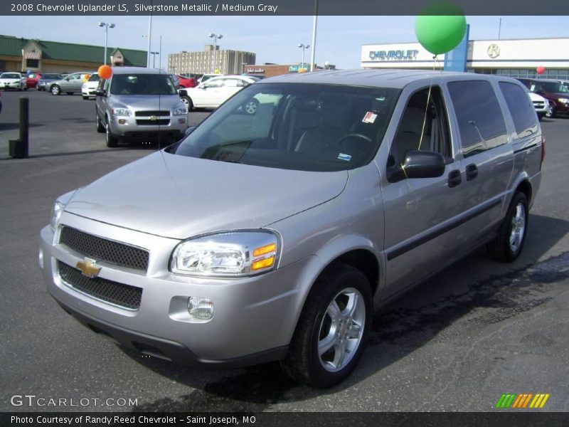 Silverstone Metallic / Medium Gray 2008 Chevrolet Uplander LS