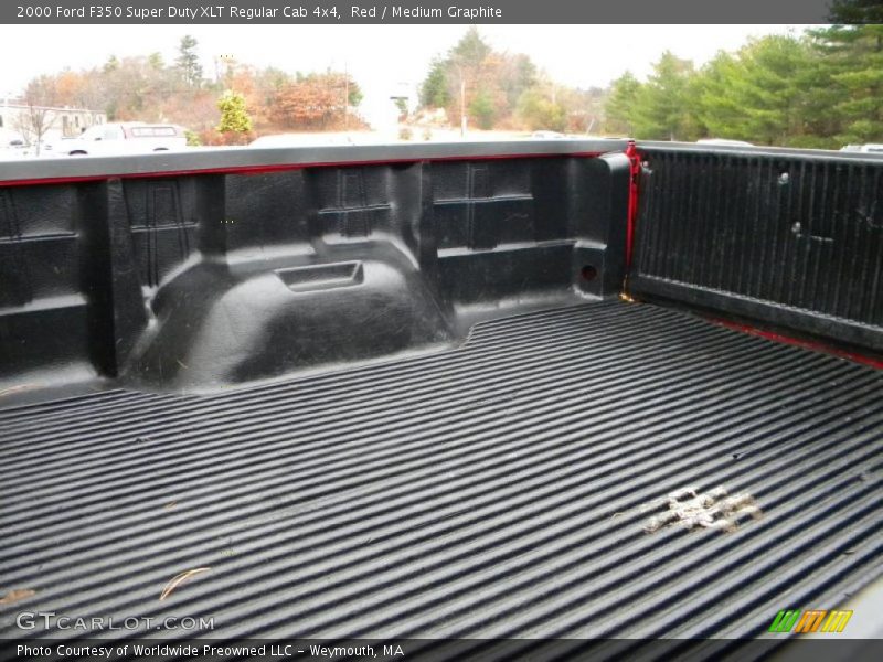 Red / Medium Graphite 2000 Ford F350 Super Duty XLT Regular Cab 4x4