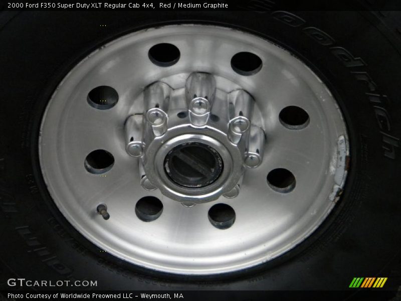 Red / Medium Graphite 2000 Ford F350 Super Duty XLT Regular Cab 4x4