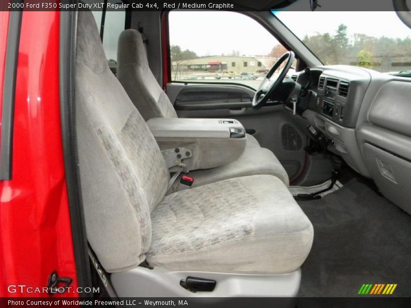  2000 F350 Super Duty XLT Regular Cab 4x4 Medium Graphite Interior
