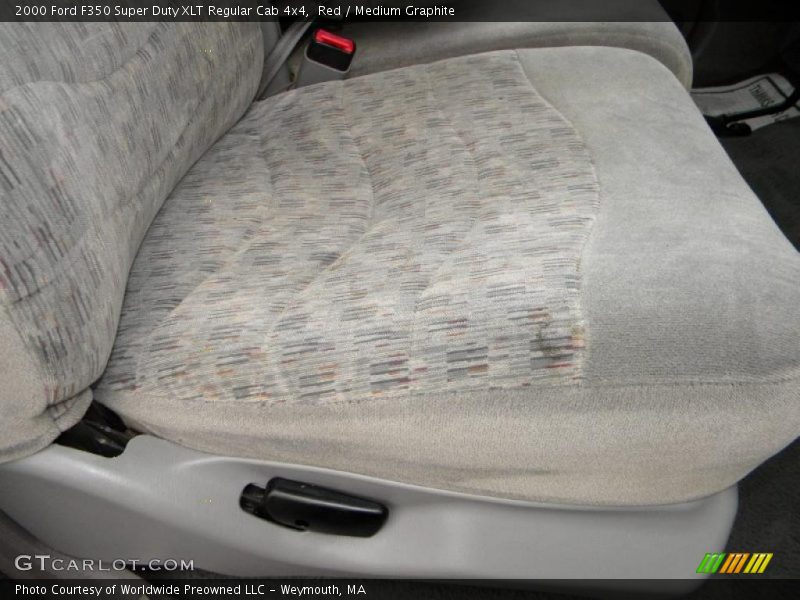 Red / Medium Graphite 2000 Ford F350 Super Duty XLT Regular Cab 4x4