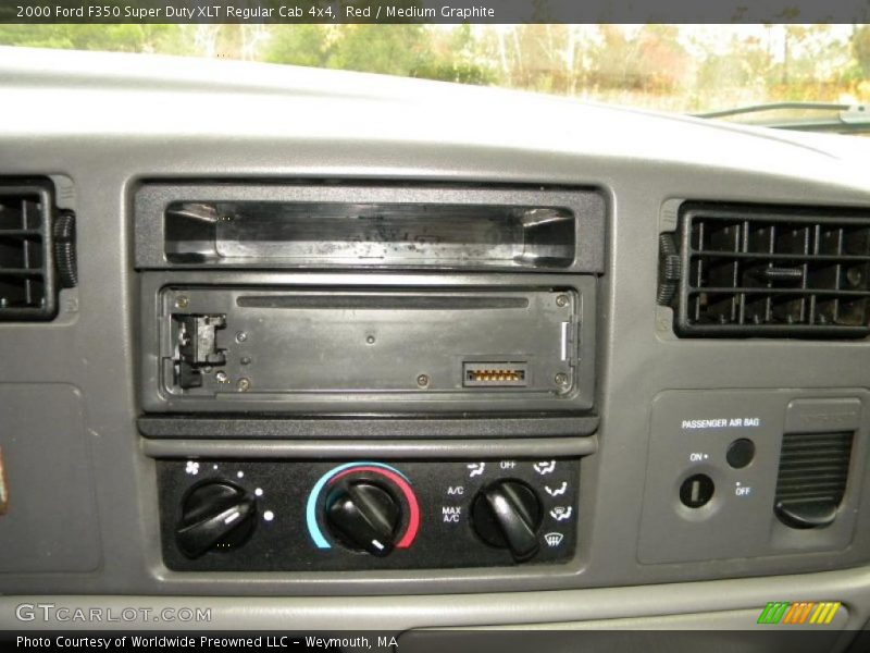 Red / Medium Graphite 2000 Ford F350 Super Duty XLT Regular Cab 4x4