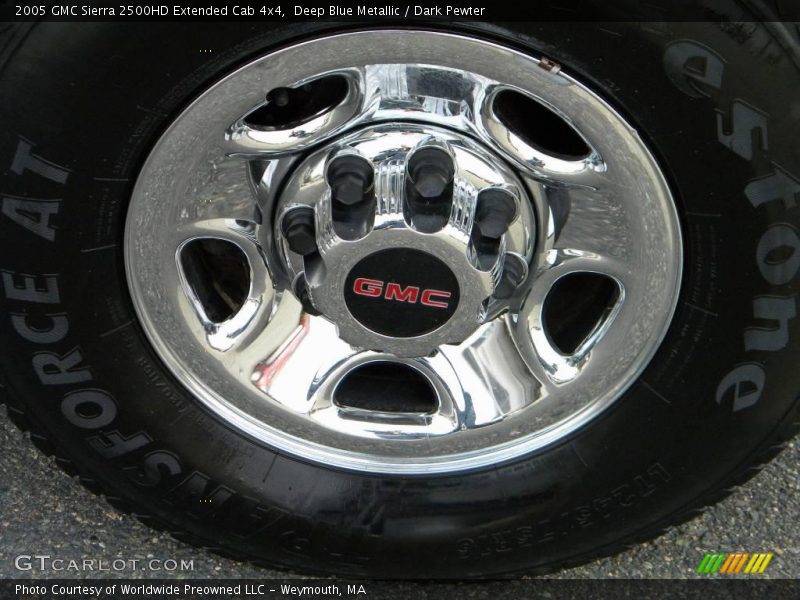 Deep Blue Metallic / Dark Pewter 2005 GMC Sierra 2500HD Extended Cab 4x4