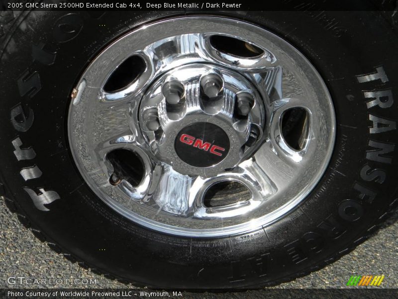 Deep Blue Metallic / Dark Pewter 2005 GMC Sierra 2500HD Extended Cab 4x4