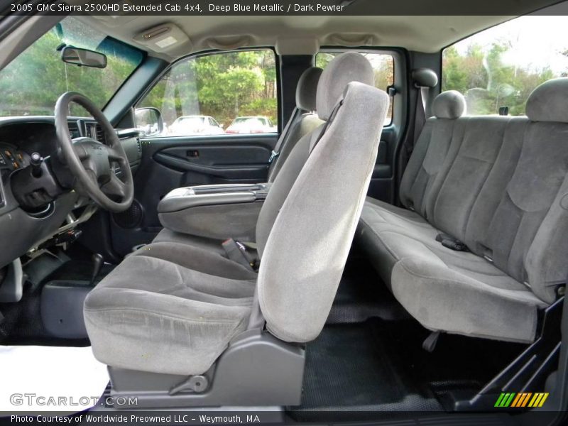  2005 Sierra 2500HD Extended Cab 4x4 Dark Pewter Interior