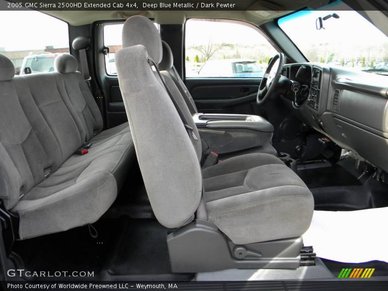 Deep Blue Metallic / Dark Pewter 2005 GMC Sierra 2500HD Extended Cab 4x4