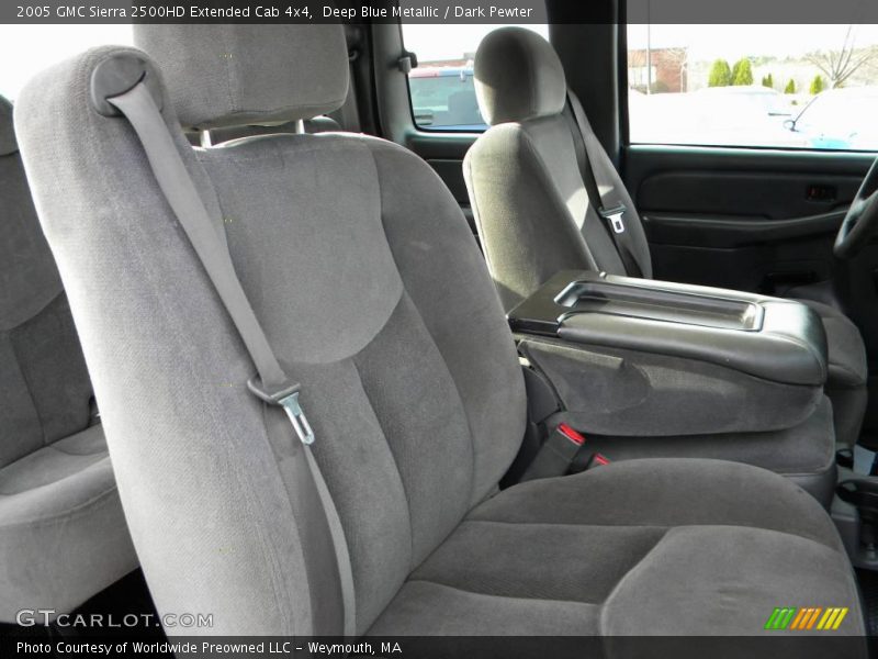Deep Blue Metallic / Dark Pewter 2005 GMC Sierra 2500HD Extended Cab 4x4