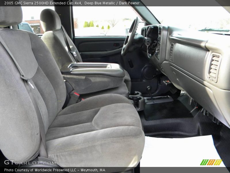  2005 Sierra 2500HD Extended Cab 4x4 Dark Pewter Interior
