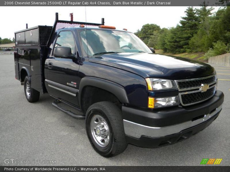Dark Blue Metallic / Dark Charcoal 2006 Chevrolet Silverado 2500HD LT Regular Cab 4x4 Chassis