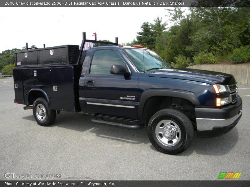 Dark Blue Metallic / Dark Charcoal 2006 Chevrolet Silverado 2500HD LT Regular Cab 4x4 Chassis
