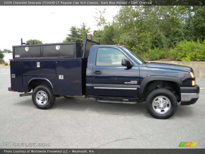 Dark Blue Metallic / Dark Charcoal 2006 Chevrolet Silverado 2500HD LT Regular Cab 4x4 Chassis