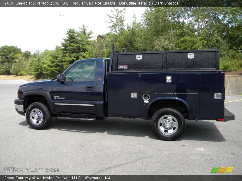 Dark Blue Metallic / Dark Charcoal 2006 Chevrolet Silverado 2500HD LT Regular Cab 4x4 Chassis