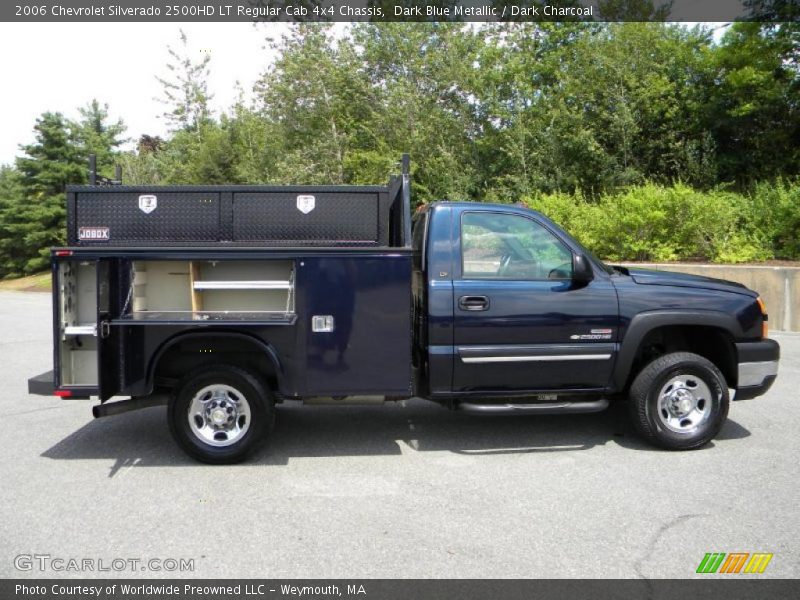 Dark Blue Metallic / Dark Charcoal 2006 Chevrolet Silverado 2500HD LT Regular Cab 4x4 Chassis