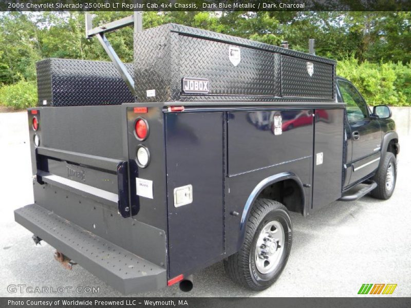 Dark Blue Metallic / Dark Charcoal 2006 Chevrolet Silverado 2500HD LT Regular Cab 4x4 Chassis