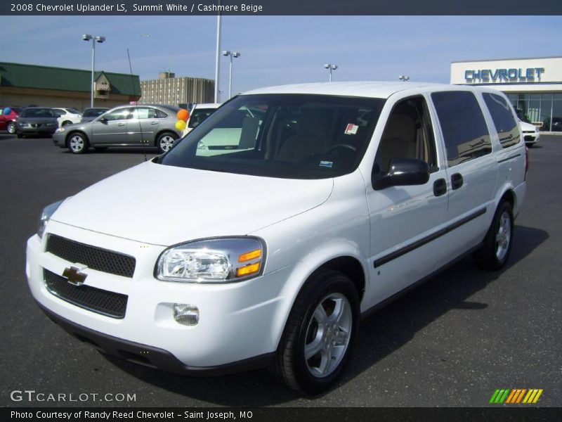 Summit White / Cashmere Beige 2008 Chevrolet Uplander LS