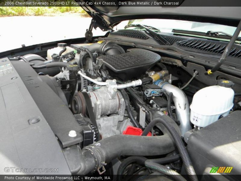 Dark Blue Metallic / Dark Charcoal 2006 Chevrolet Silverado 2500HD LT Regular Cab 4x4 Chassis