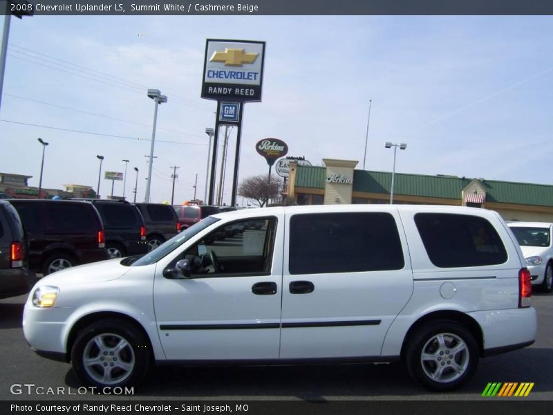 Summit White / Cashmere Beige 2008 Chevrolet Uplander LS