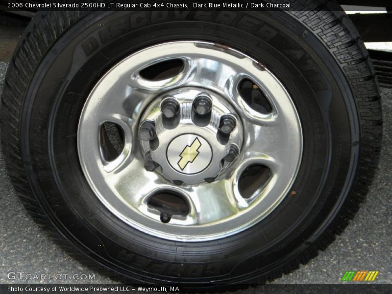Dark Blue Metallic / Dark Charcoal 2006 Chevrolet Silverado 2500HD LT Regular Cab 4x4 Chassis