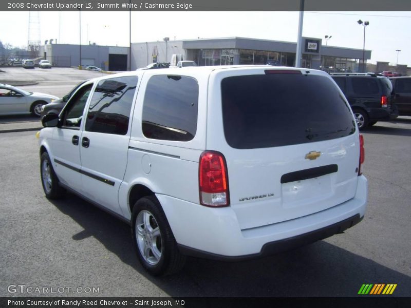 Summit White / Cashmere Beige 2008 Chevrolet Uplander LS
