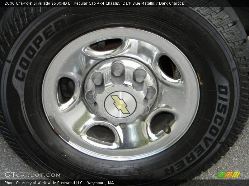 Dark Blue Metallic / Dark Charcoal 2006 Chevrolet Silverado 2500HD LT Regular Cab 4x4 Chassis