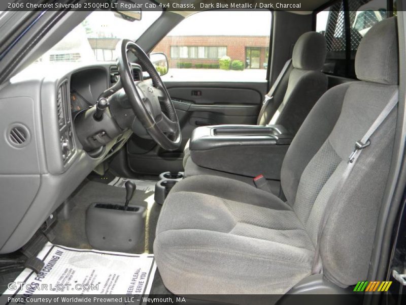  2006 Silverado 2500HD LT Regular Cab 4x4 Chassis Dark Charcoal Interior