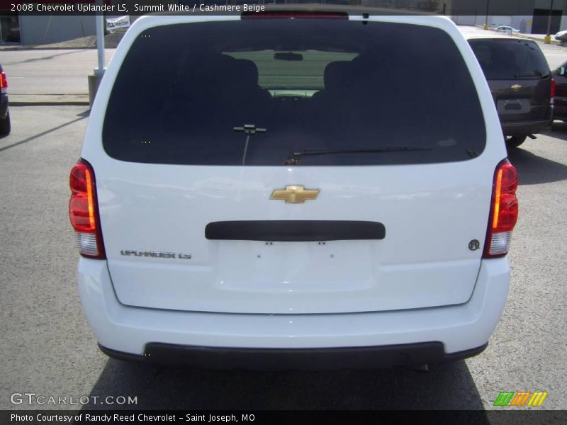Summit White / Cashmere Beige 2008 Chevrolet Uplander LS