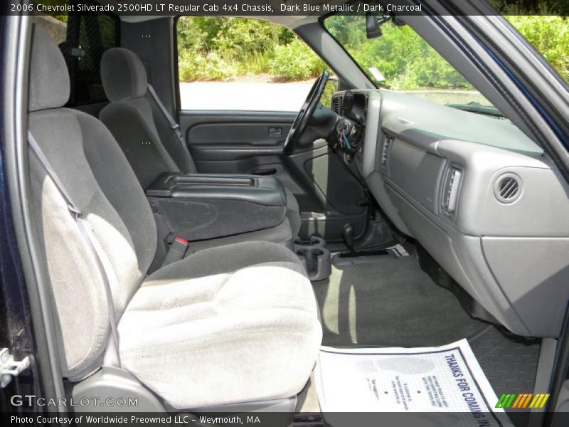 Dark Blue Metallic / Dark Charcoal 2006 Chevrolet Silverado 2500HD LT Regular Cab 4x4 Chassis