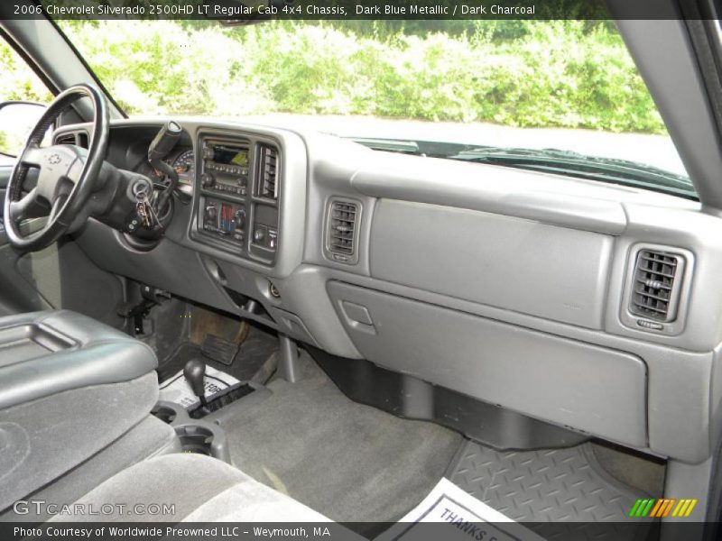 Dark Blue Metallic / Dark Charcoal 2006 Chevrolet Silverado 2500HD LT Regular Cab 4x4 Chassis