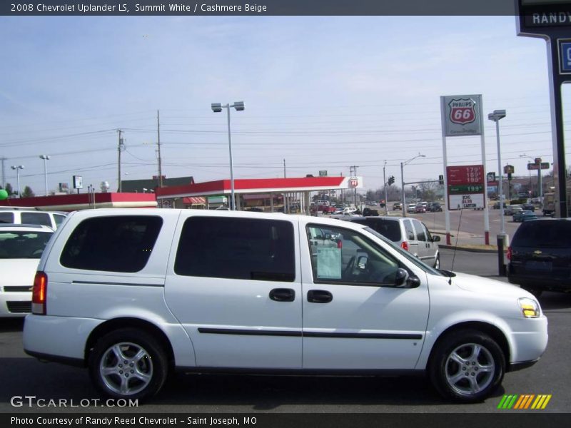 Summit White / Cashmere Beige 2008 Chevrolet Uplander LS