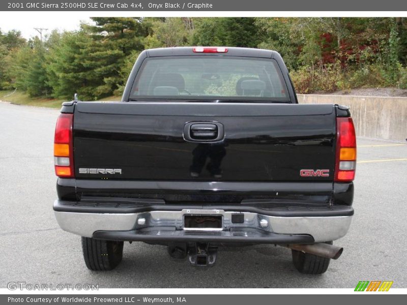 Onyx Black / Graphite 2001 GMC Sierra 2500HD SLE Crew Cab 4x4