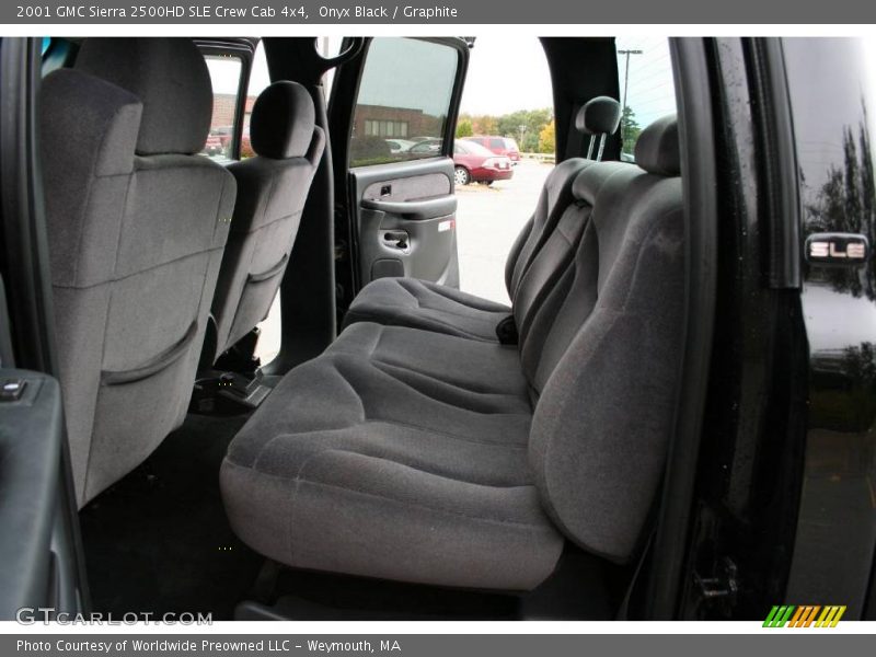 Onyx Black / Graphite 2001 GMC Sierra 2500HD SLE Crew Cab 4x4