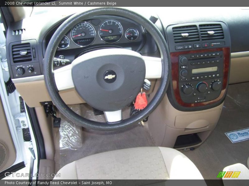 Summit White / Cashmere Beige 2008 Chevrolet Uplander LS