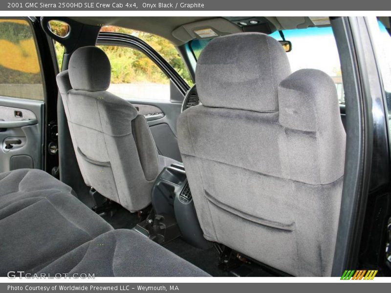  2001 Sierra 2500HD SLE Crew Cab 4x4 Graphite Interior