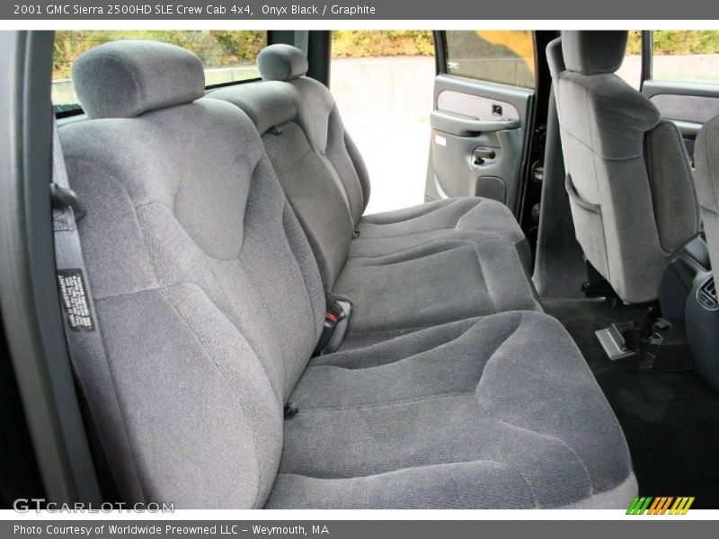 Onyx Black / Graphite 2001 GMC Sierra 2500HD SLE Crew Cab 4x4