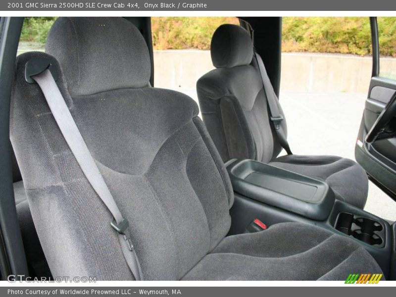 Onyx Black / Graphite 2001 GMC Sierra 2500HD SLE Crew Cab 4x4