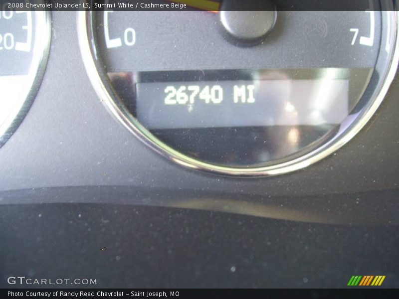 Summit White / Cashmere Beige 2008 Chevrolet Uplander LS