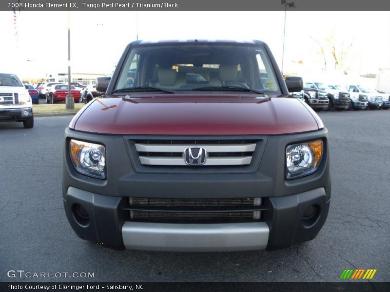 Tango Red Pearl / Titanium/Black 2008 Honda Element LX