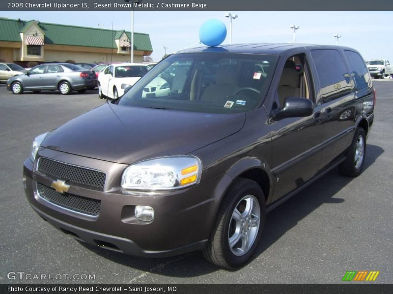 Desert Brown Metallic / Cashmere Beige 2008 Chevrolet Uplander LS